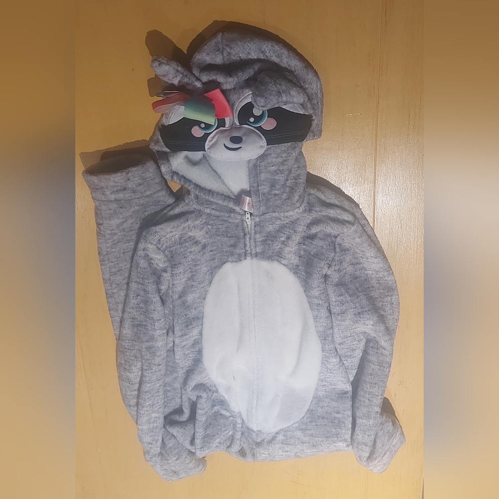 **3 Listing $30** Justice Gray Hoodie with Animal Face for Kids